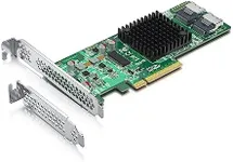 Internal PCI Express SAS/SATA HBA RAID Controller Card, SAS2008 Chip, X8, 6Gb/s, Same as SAS 9211-8I