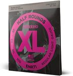 D'Addario XL Half Rounds Bass Guitar Strings - ENR71 - Long Scale - Regular Light, 45-100