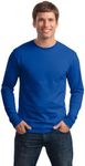 Hanes 6.1 Oz. Tagless Comfortsoft Long Sleeve T-Shirt, Deep Royal, Small