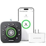 ULTRALOQ U-Bolt Pro Z-Wave Smart Lock with Fingerprint ID, Work with Z-Wave Plus, Home Assistant, Compatible with SmartThings, Hubitat etc, WiFi Bridge Included, IP65 Waterproof, 1 Year Battery
