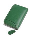 GADIEMKENSD Credit Card Holders RFID Sleeves Wallets Slim Carteras para Mujer Tarjeteros De Mujer Purse for Travel Mens Card Cases & Money Organizers Cash Envelope Wallet for Women's Gift Dark Green