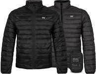 Mac in a Sac Polar II Mens Reversible Down Jacket - Jet Black - Charcoal - S