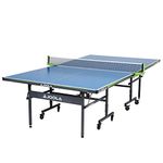 JOOLA Table Tennis Table with Waterproof Net Set| All Weather Aluminum Composite Ping Pong Table for Tournament Quality Play| Indoor & Outdoor Compatible| 10 Minute Easy Assembly, Size: One size, Blue