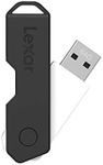 Lexar JumpDrive TwistTurn2 64GB USB 2.0 Flash Drive, Black (LJDTT2-64GABNABK)