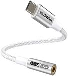 MOSWAG USB C to 3.5mm Audio Adapter, USB C Headphone Adapter for Samsung Galaxy S23 S22 S21 S20 Ultra, Note 20 10 S10 S9 Plus,Pixel 7 6 5 4 3 2 XL,ipad Pro and More