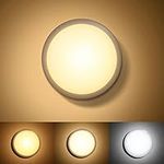 Aigostar Night Light Plug in Walls Kids, Nightlights for Adults Plug in, Dusk to Dawn Childrens Night Lights for Bedroom, 3 Color Adjustable Led Night Light, Plug in Night Light for Hallway, Landing