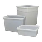 We Can Source It Ltd 4L Ice Cream Storage Container Tubs With Lids - Fully Reusable, Dishwasher and Freezer Safe (10)