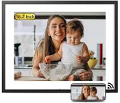 NexFoto 16.2 Inch Large Digital Picture Frame WiFi 32GB, Digital Photo Frame Large with HD IPS Touch Screen, Remote Control, Auto-Rotate, Share Photos Video via App & Email, Gifts for Mom Men