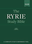 The Ryrie NAS Study Bible Genuine Leather Black Red Letter Indexed (New American Standard 1995 Edition)