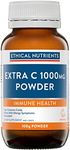 Ethical Nutrients Extra C 1000mg Powder - Relieves Allergy Symptoms, Helps Reduce Severity Of Common Colds - Orange Flavoured - 100g