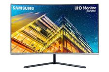 Samsung 32-inch(80cm) 3840 X 2160 Pixels 4K UHD, 1500R Curved Monitor, Bezel Less Design, 1 Billion Colors, 2500:1 Contrast Ratio, Game Mode (LU32R590CWWXXL, Dark Blue Gray)