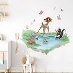 Runtoo Bambi Wall Stickers Forest A