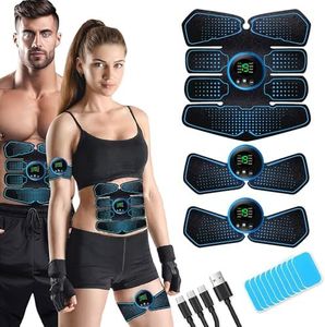 LEMENG Electrostimulateur Musculaire, Ceinture Abdominale Electrostimulation, Stimulateur Musculaire Electrique, 8 Modes 19 Niveaux, EMS Abdominales Cinturón Femme Homme pour Abdomen/Bras/Jambes