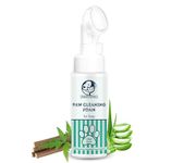 Foodie Puppies Dog Paw Cleaning Foam (Neem) with Silicone Brush - 150ml | Paw Cleaner for Dog Foot Scrubber Cleaning Brush | Fortified with Tea Tree Oil and Aloe Vera Extract