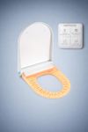 WelTherm Smart Heated Toilet Seat with Wall Remote Control | Auto Lid & Seat Opening by Sensor or Remote | 3-Level Heating | Night Light | Deodorizing Foam Shield | Ergonomic Design