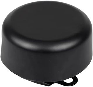 YDLMT Matte Black Motorcycle Round Horn Covers for Harley Softail Fat Boy Dyna Super Wide Glide Touring Road King Electra Street Glide Ultra Limited Trike 1991-2023