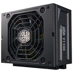 Cooler Master V 1100 SFX Platinum, UK Plug - 80 PLUS Platinum, Fully Modular Power Supply Unit, Fits Mini-ITX to ATX Cases, Full ATX 3.0 Support, Quiet 92mm FDB Fan, 10-Year Warranty - 1100W