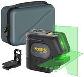 Fanttik D2 APEX Laser Level with Plumb Points, 100 ft Self-Leveling Green Cross Line Laser with LED Display, 170° Horizontal Wide Angle, Magnetic Bracket, for Picture Hanging and Home Improvement