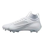 Nike Vapor Edge Pro 360 2 Men's Football Cleats, White/Metallic Silver, 11