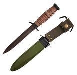 Wartech H-4711 World War II M3 Fighting Knife, 12.5" Green