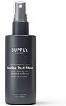 SUPPLY Healing Post Shave- Sandalwood & Cedar After Shave- Alcohol- Free Soothing Formula for Men- Nourishes, Soothes and Boost Cell Repair- for Sensitive and Acne-Prone Skin- 2 oz. Bottle