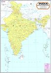 India Wild Life Sanctuaries & National Parks Map | 70 x 100 cm | LAMINATED