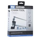 Oxford Three in One Motorcycle Chain Breaker & Rivet Tool OX777, Silver/Black, One Size