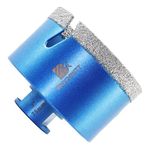 3 Inch Diamond Core Drill Bit for Porcelain Tile Ceramic Marble Granite Drilling,BRSCHNITT Vacuum Brazed Diamond Hole Saw with 5/8-11 Thread