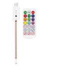 BTF-LIGHTING USB Bluetooth SP620E Mini Controller WS2812B WS2811 SM16703 UCS1903 Sync Built-in Mic Music Timer Group Control for LED Module Pixel Strip Light APP IR Remote DC5V