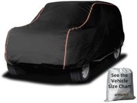 Large Car Cover,Winter SUV Cover,Car Cover Waterproof All Weather SUV Full Size,SUV Cover Waterproof All Weather,SUV Car Cover UV Rain Protection Full Exterior Covers Lightweight,SUV 201" to 215"