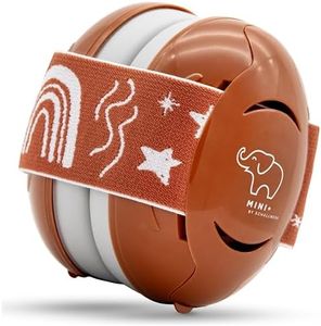 Schallwerk ® Mini+ Baby Ear Muffs (Coral Red) – Noise Protection for Babies, Infants, Toddlers – CE & ANSI Certified – Kids Noise Reduction Headphones