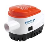 SEAFLO 06 Series Automatic Submersible Bilge Pump - 1100 GPH, 12V, 1-1/8"" Outlet, 4-Year Warranty! Built-in Float Switch, Snap-Off Strainer, Compact for Marine Boat Yacht, CE & Rohs Certified