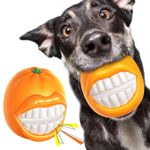 Dog Chew Toys Medium/Large/Aggressive Indestructible Dog Toys Interactive Long-Lasting Sturdy Squeaky Toy Dog Balls for Clean Teeth and Training