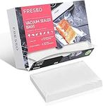 FRESKO Vacuum Sealer Bags 15x25cm 100 Count,Textured Vacuum Food Sealer Bag,Thick Embossed PreCut Bags | BPA Free | for Sous Vide Cooking and Food Storage Withstands Freezing, Boiling and Microwaving