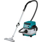 Makita XCV20Z 18V X2 (36V) LXT® Lithium-Ion Brushless Cordless 2.1 Gallon Wet/Dry Dust Extractor/Vacuum, Tool Only