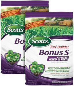 Scotts Turf Builder Bonus S Southern Weed & Feed2, Weed Killer and Lawn Fertilizer, 5,000 sq. ft., 17.24 lbs. (2-Pack)