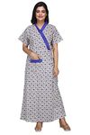 Baby Doll Pure Cotton Robes, Housecoat, Nighty, Sleepwear, Plus Size, Free Size, L, XL, XXL XXXL Night Gown for Women Ladies House Coat, Front Open Adjustable (XX-Large)