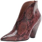 Chinese Laundry Women's Rudie Ankle Boot, Wine Snake, 6.5 UK