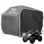 Tokept ATV Cover, Waterproof Heavy Duty 4 Wheeler Cover with Buckle, Dustproof Anti UV Windproof All Weather Outdoor Storage Quad Cover for 78" Polaris Sportsman Yamaha Honda Kawasaki Coleman