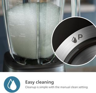 Philips 5000 Blender 1200W – Black High-Power Kitchen Mixer