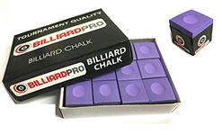 cueball16 12 Pieces/BOX of PURPLE Tournament Quality Snooker or Pool Cue Tips Chalks