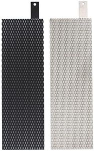 2PCS Electrodes, Titanium Anode Mesh with MMO Ruthenium-Iridium Coating and Cathode Electrolytic Mesh Without Coating for Electrochemical Application and Swimming Pool Cleaning