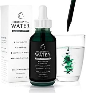 Chlorophyll Water Drops- Chlorophyll Liquid Drops | Concentrate 12,000mg Non-GMO Chlorophyll Drops for Water | Electrolytes,Sea Minerals,Essential Vitamins| Antioxidants| Detox| Energy| Immune Support