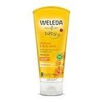 Weleda Baby Shampoo & Body Wash w. Calendula, Sensitive Kids Shampoo & Baby Bath Wash, Baby Face Wash & baby Shower Cream in One, by Weleda Baby Skincare - 200ml