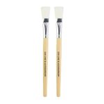 [Ear Lobe & Accessories] Face Pack Wooden Handle Brush - Pack of 2