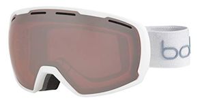 Bollé LAIKA White Monogram Matte/Vermillon Gun Cat.2 | Small-Medium - Snow goggles Feminine-Adult