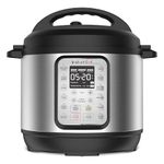 Instant Pot Duo Plus 6 Quart 9-in-1 Electric Pressure Cooker, Slow Cooker, Rice Cooker, Steamer, Sauté, Yogurt Maker, Warmer & Sterilizer, 15 One-Touch Programs,Stainless Steel/Black
