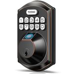 TEEHO TE002 Fingerprint Door Lock - Keyless Entry Door Lock - Electronic Keypad Deadbolt Lock - Smart Locks for Front Door - Door Lock with Code - Auto Lock - Easy Installation - Oil-Rubbed Bronze