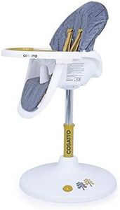 Cosatto 3 Sixti Circle High Chair – Seat Recline, Height Adjust, Easy Clean, Fika Forest