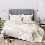 Deny Designs Iveta Abolina Alaskan Gelato II Comforter Set with Pillow Shams, Full/Queen, Grey